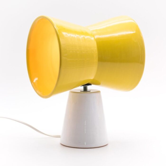 clessidra lamp in yellow white by marco rocco 2018 1