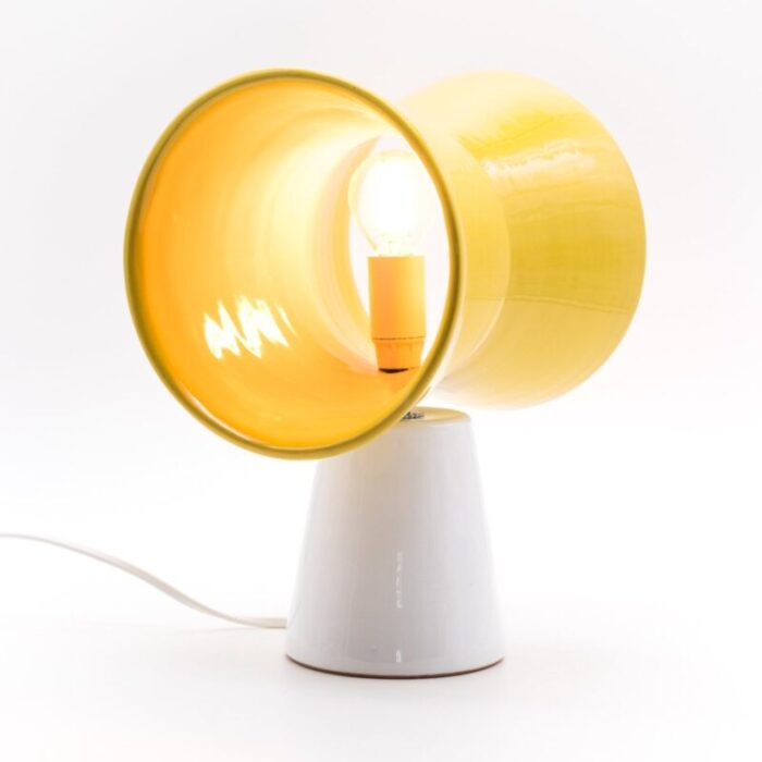 clessidra lamp in yellow white by marco rocco 2018 2