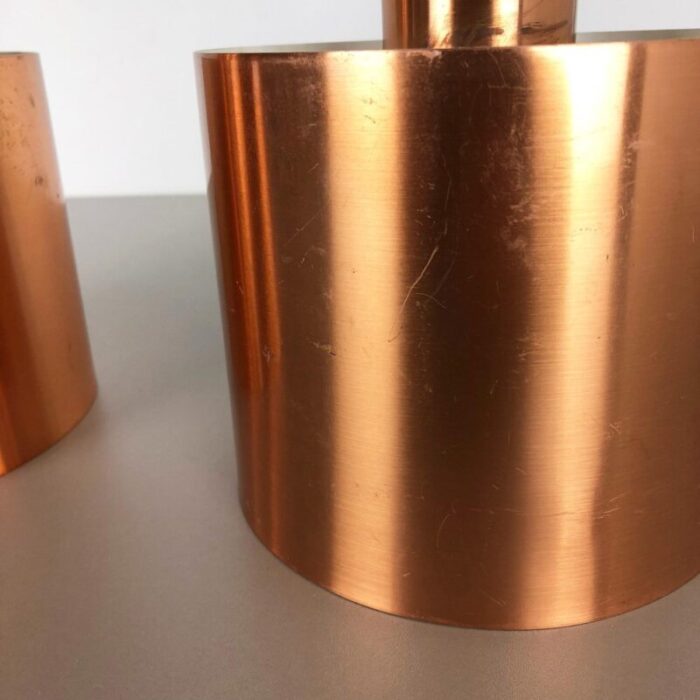 copper club hanging light by jo hammerborg for fog morup denmark 1963 set of 2 18