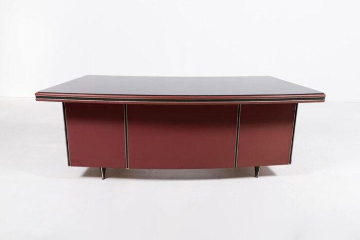 curved desk from anonima castelli italy 1950s 1798