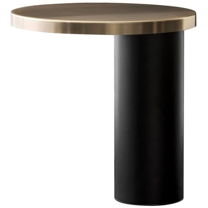 cylinda table lamp in satin gold by angeletti ruzza for oluce 1