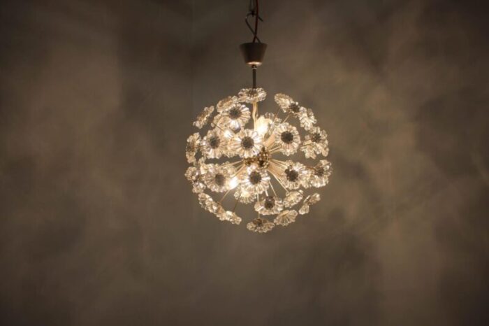 dandelion chandelier from preciosa 1970s 11