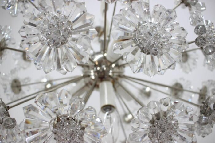 dandelion chandelier from preciosa 1970s 5