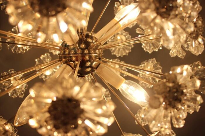 dandelion chandelier from preciosa 1970s 9