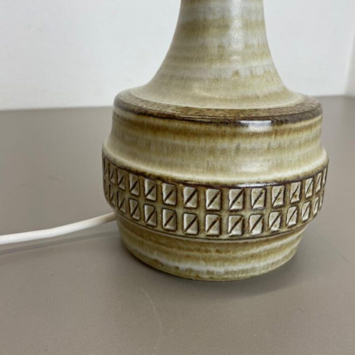 danish ceramic studio pottery table light base by joseph simon for soholm 1970s 6