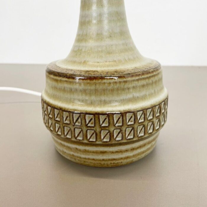 danish ceramic studio pottery table light base by joseph simon for soholm 1970s 9