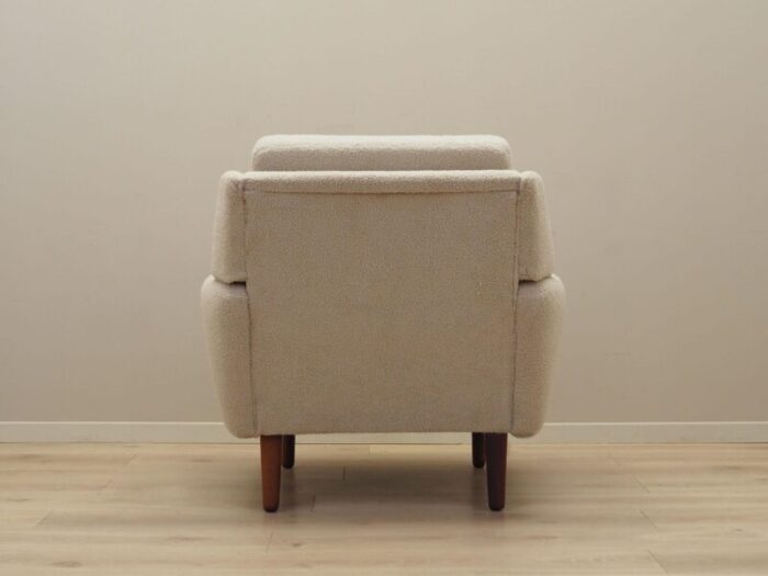 danish cream armchair 1970s 2082