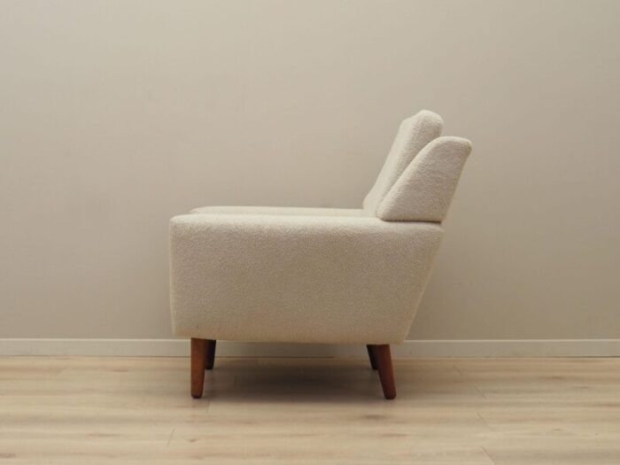 danish cream armchair 1970s 3051