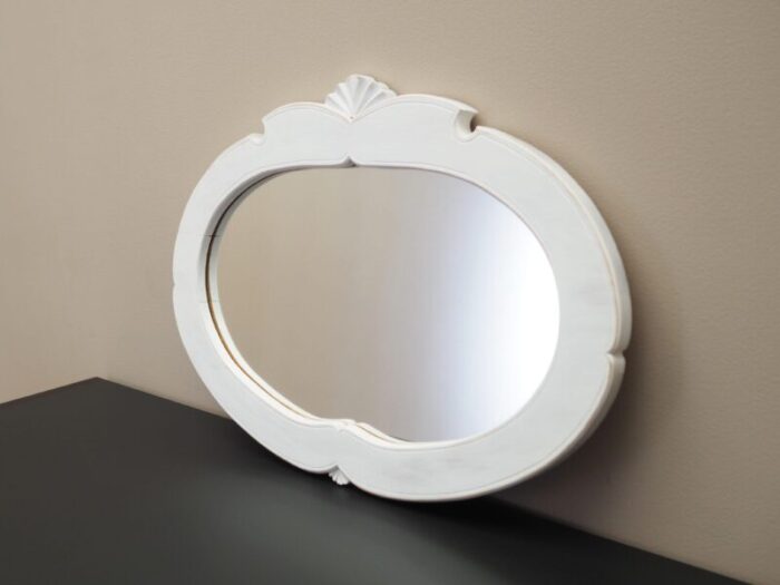 danish mirror in pine frame 1960s 5288