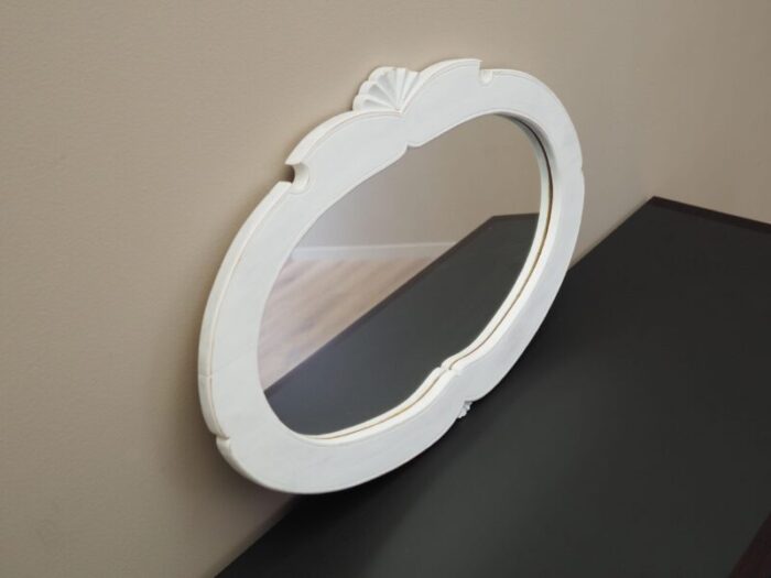 danish mirror in pine frame 1960s 5525