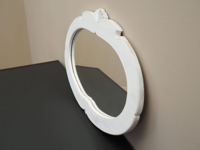 danish mirror in pine frame 1960s 5656