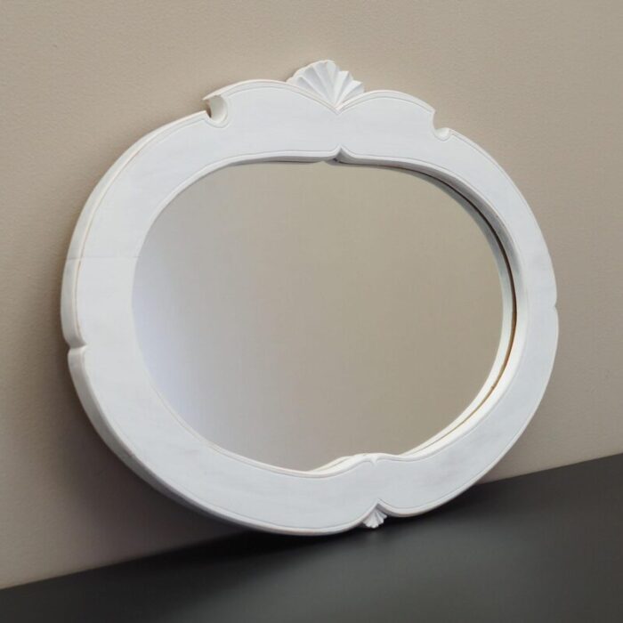 danish mirror in pine frame 1960s 8898