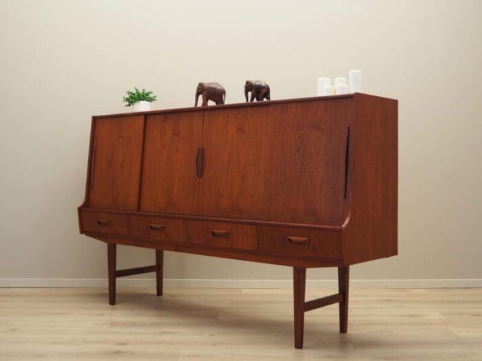 danish teak highboard 1960s 3862