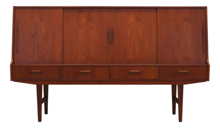 danish teak highboard 1960s 6031