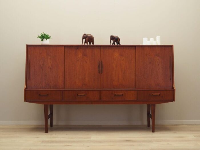 danish teak highboard 1960s 9136