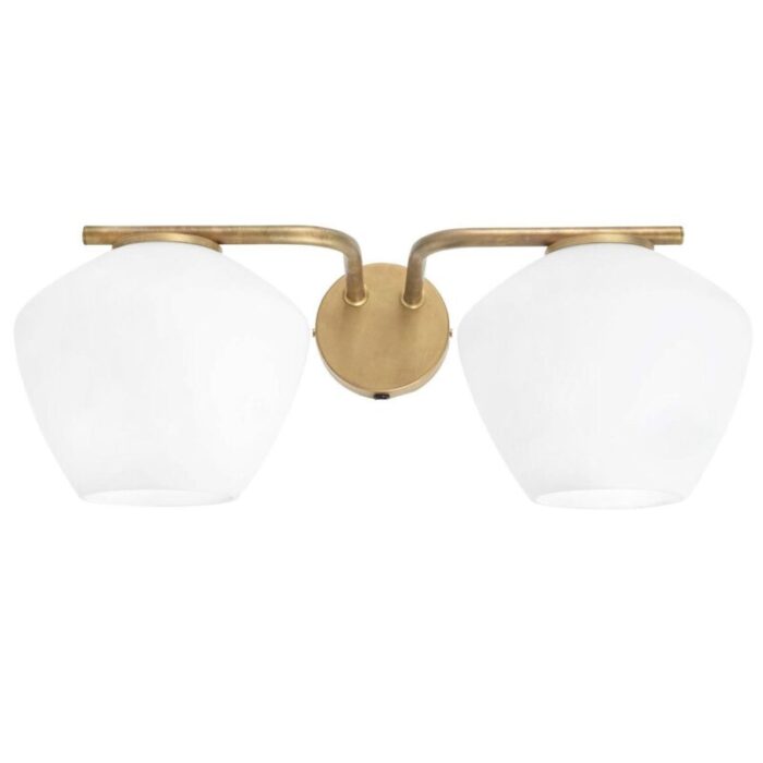 dk 2 arm wall lamp by henrik tengler for konsthantverk 1