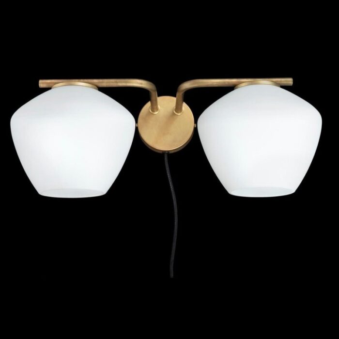 dk 2 arm wall lamp by henrik tengler for konsthantverk 3