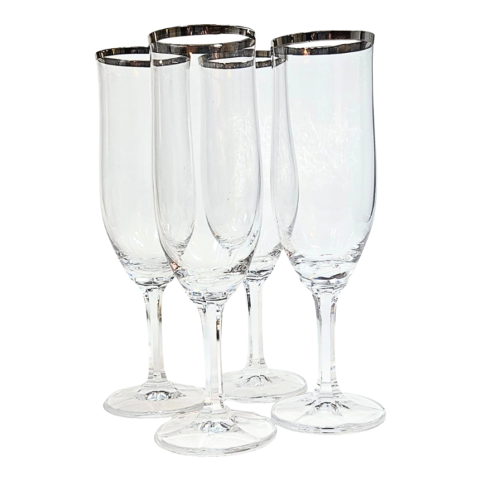 dorothy thorpe style champagne flutes set of four 8788