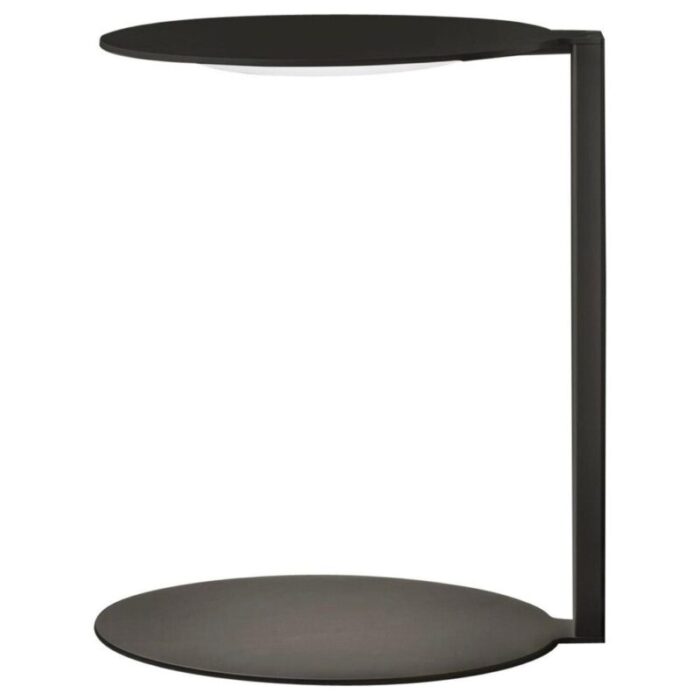 duca table lamp in warm grey metal by nicola gallizia for oluce 1