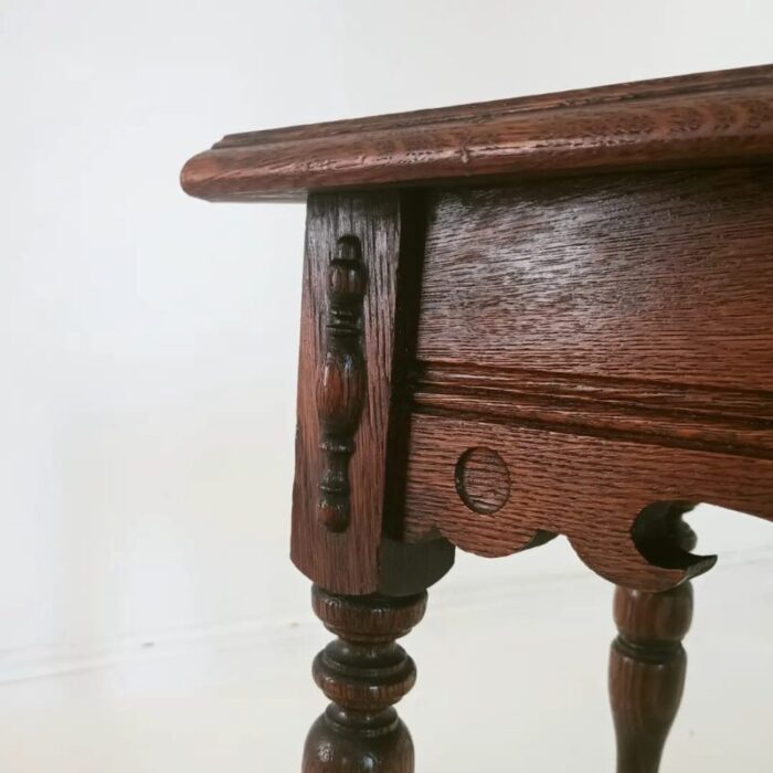 early 1900s early oak joint stool 2920