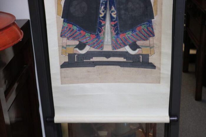 early 19th century chinese ancestor scroll 7260