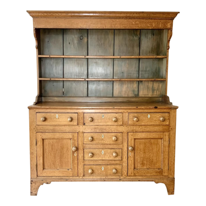 early 19th century two part oak welsh dresser 1730