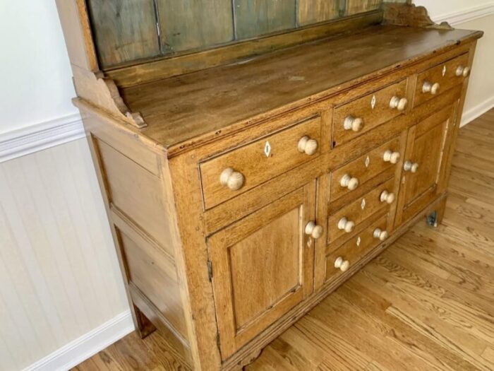 early 19th century two part oak welsh dresser 5660