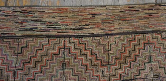 early 20th century american hooked rug 4991