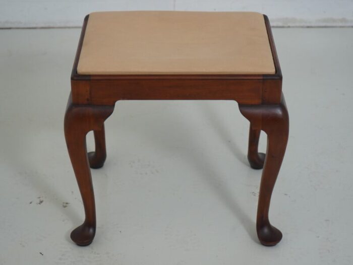 eldred wheeler queen anne cherry stool or bench 0253