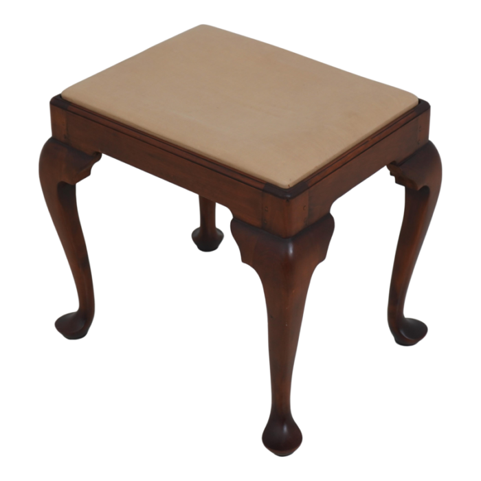 eldred wheeler queen anne cherry stool or bench 4255