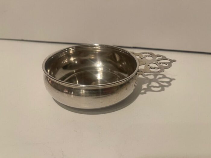 english georgian style sterling silver porringer bowl late 19th century 3510