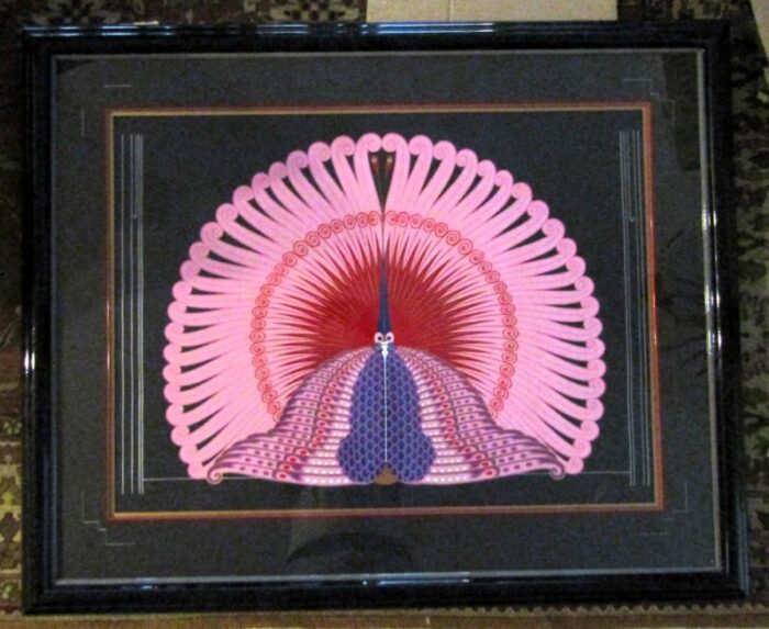 erte phoenix reborn 1983 framed serigraph signed numbered 72300 3690