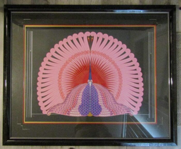 erte phoenix reborn 1983 framed serigraph signed numbered 72300 3913