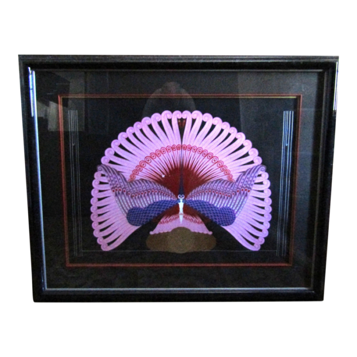 erte phoenix triumphant 1983 framed serigraph signed numbered 72300 2397