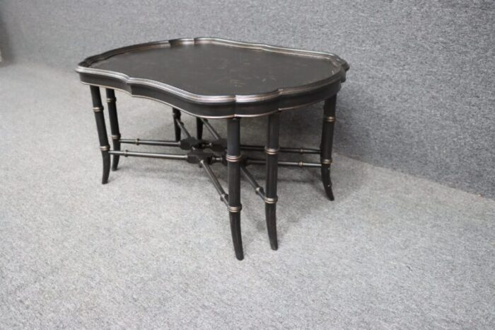 ethan allen georgian style coffee table 8632