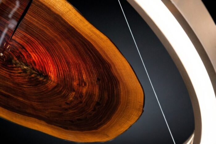 foresta pendant lamp glass wood collection from vgnewtrend italy 4