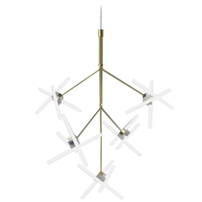 forgotten steel chandelier lamp by pepe cortes for bd barcelona 1