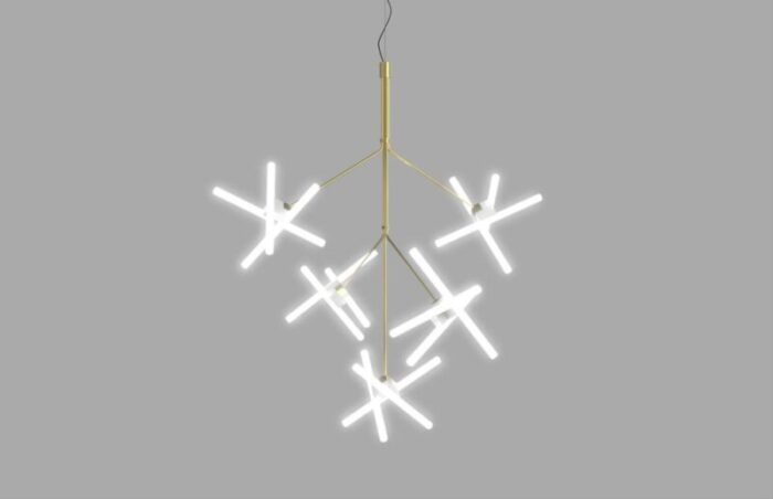 forgotten steel chandelier lamp by pepe cortes for bd barcelona 2