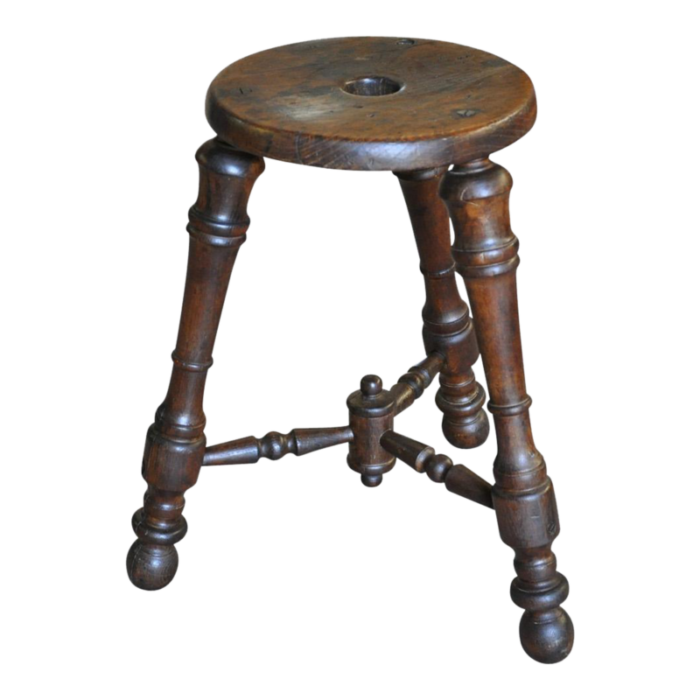 french 19th century stool 7129