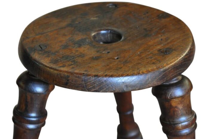 french 19th century stool 9555