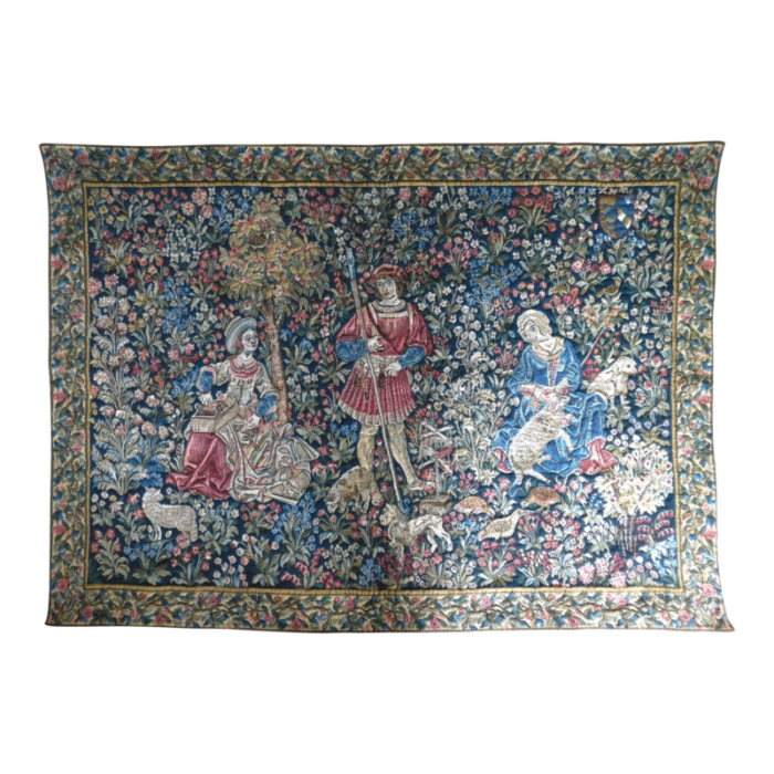 french pastoral tapestry 50x 67 2445