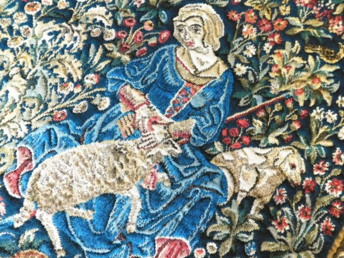 french pastoral tapestry 50x 67 9130