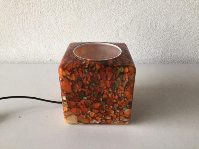 german cube lamp from peill putzler 1970s 10