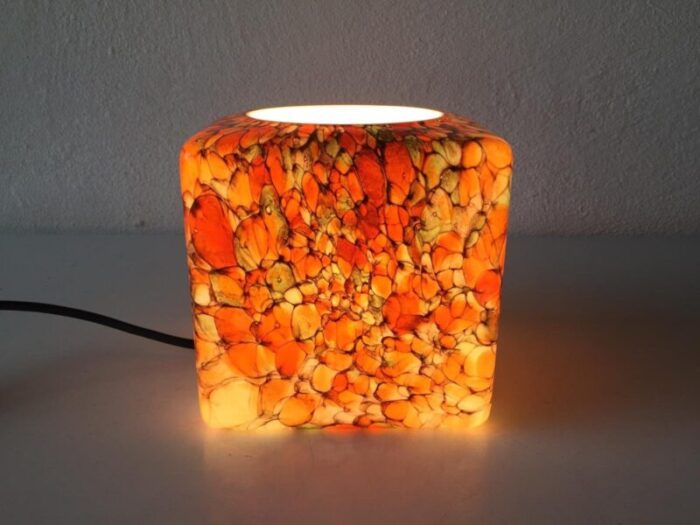 german cube lamp from peill putzler 1970s 4