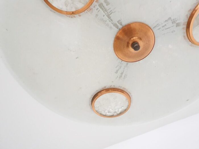 glass and brass ceiling or pendant light 2