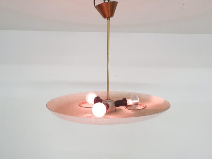 glass and brass ceiling or pendant light 4