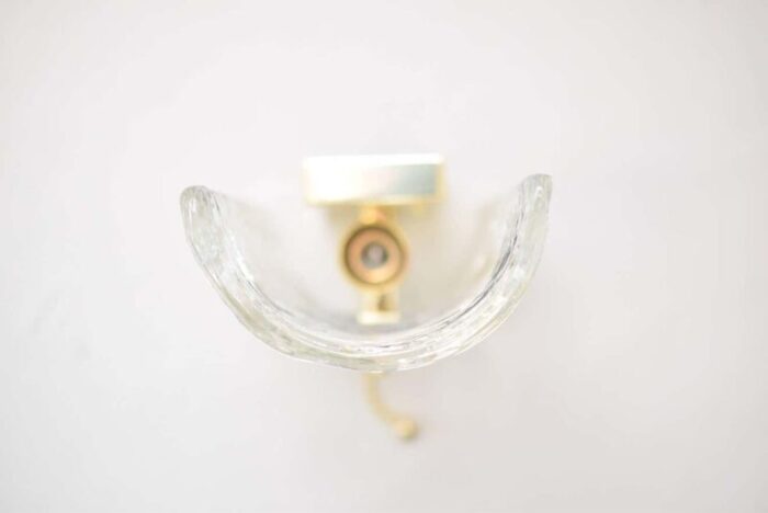 glass brass sconces by j t kalmar for kalmar 2