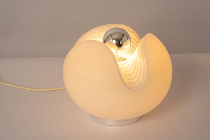 glass table light by koch lowy for peill putzler germany 1970s 6