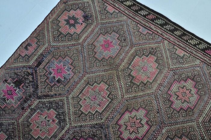 handmade wool rug 1960s 3314