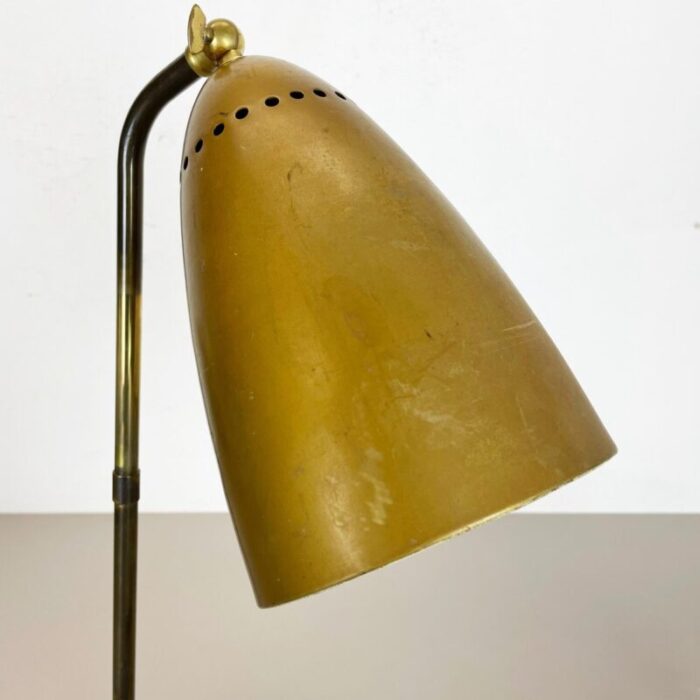 hollywood regency austrian brass table light in the style of kalmar 1950s 10